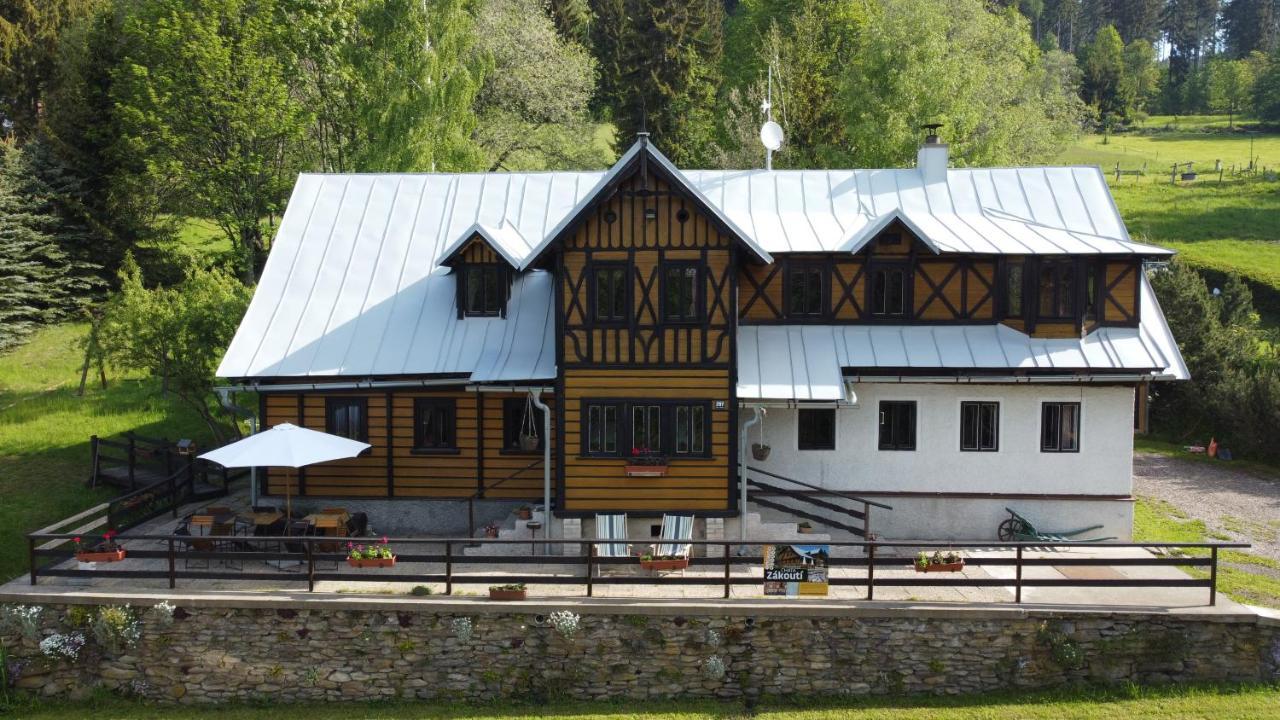 Chata Zakouti Vítkovice Buitenkant foto