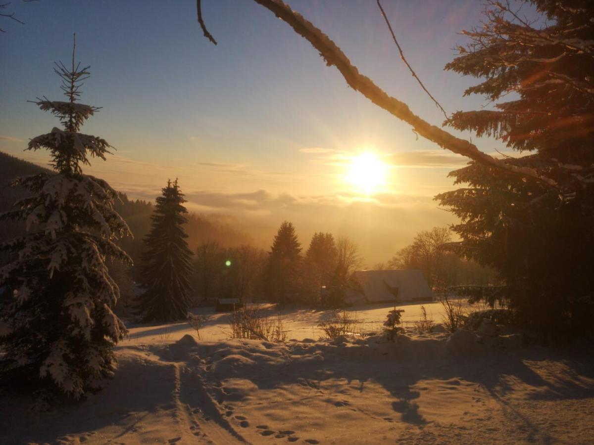 Chata Zakouti Vítkovice Buitenkant foto