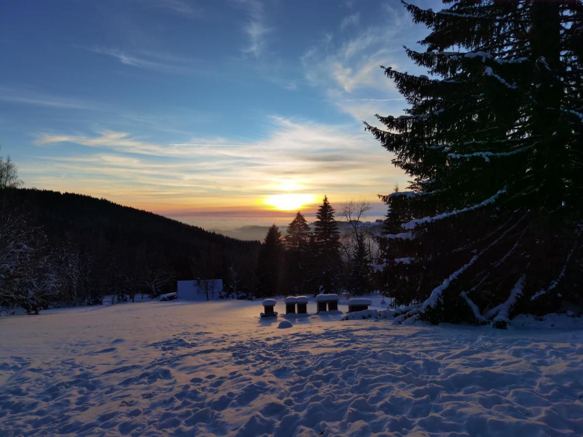Chata Zakouti Vítkovice Buitenkant foto